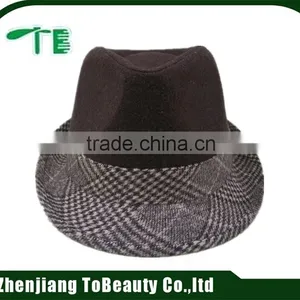 Wholesale Black and Grey Wool Hat thumbnail-2