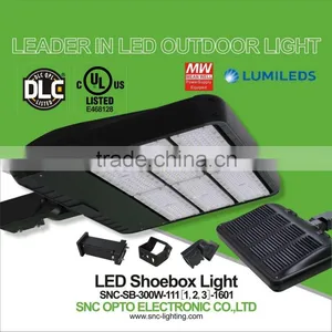 Factory Price Dlc ul Cul Listed 300w Led Shoebox Light, IP65 Led Street Lighting thumbnail-1