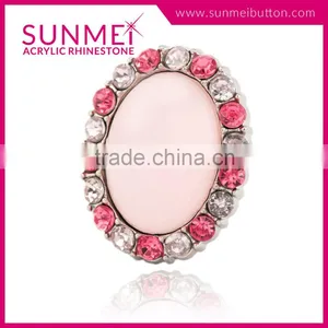 Best Selling Prodcuts Oval Shaped Buttons With Diamond thumbnail-3