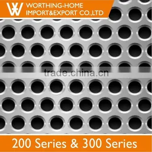 201 Cold Rolled Metal Round Hole Perforated Corrugated Stainless Steel Sheet thumbnail-2