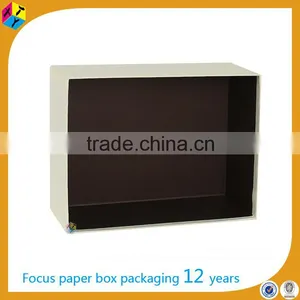 Colored Black Custom Rigid Apparel Boxes thumbnail-4