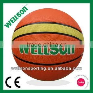 Indoor and Outdoor Promotional Rubber Basketball thumbnail-2