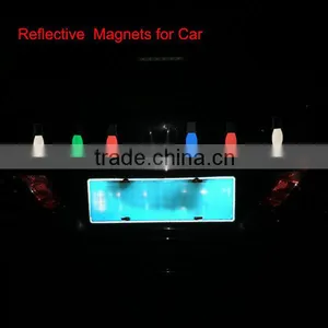 Christmas Bulbs Reflective Holiday Car Magnets thumbnail-6