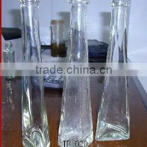Eiffel Tower Shape Long Shape Glass Bottle With Cork thumbnail-1