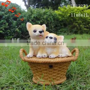 Resin Pug Dog Statue for Decor thumbnail-5