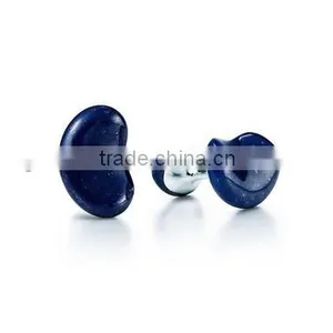 Stainless Steel Fashion Bean Design Cuff Links thumbnail-1