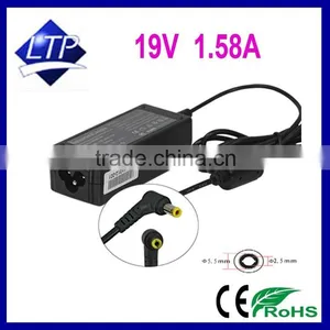 30W 19V 1.58A Laptop Adapter With 5.5*2.5mm Connector Power Supply for Toshiba PA3743U-1ACA NB200 Notebook Charger thumbnail-1