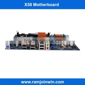 Supports DDR3 1600/1333/1066 Memory X58+ICH10 Chipset Lga1366 Motherboard thumbnail-1