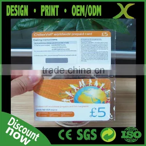 High Quality Scratch Calling Card/ Prepaid Top-up Phone Cards thumbnail-6