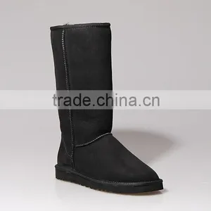Top Quality Snow Boots Winter Warm Double Face Sheepskin Boots for Women Long Boots thumbnail-1