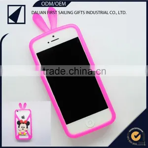 2015 Best Selling Silica Frame Rubber Cartoon Custom Design Smart Mobile Phone Case Cover for Iphone Samsung thumbnail-1