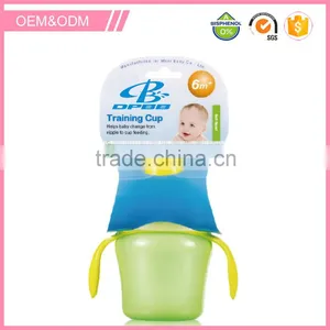 Children's Product Safe Plastic Anti Fall Feeding Cup thumbnail-1