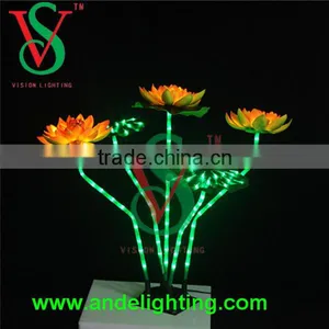 Outdoor Blossom Lotus Flower String Lights thumbnail-4