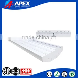 DLC AC120-277V 0-10V Dimmable LED High Bay Strip Lighting Fixture thumbnail-3