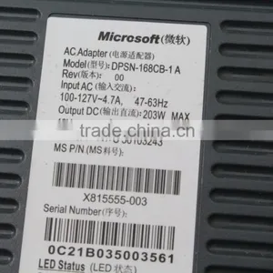 Original Oem EU AC Adapter Charger Power Supply 220v & 175v Cable Cord War Charger for Microsoft Xbox 360 Console thumbnail-4
