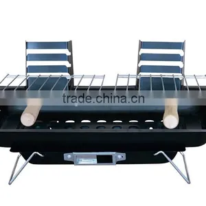 Japanese Double Hibachi Charcoal Grill thumbnail-1
