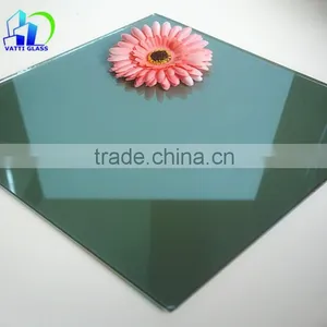 5 mm Silver Grey Color Glass of Hot Reflex Plated Film to Prevent Radiation Optical Coating Glass Processing thumbnail-6