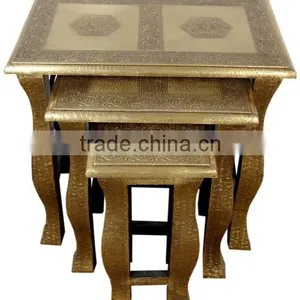 VINTAGE METAL STACKING STOOL thumbnail-1