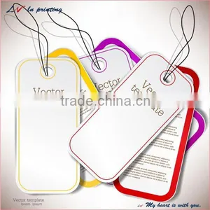 Custom Concise Standard Blank Cardborad Price Tag Wholesale thumbnail-1