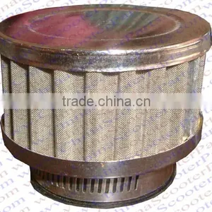 44MM Air Filter Silver Grid Silver Cap Mini Moto Dirt Pit Bike ATV Quad Scooter Buggy Pocket Parts thumbnail-1