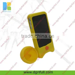 Horn Speaker Case for Iphone 4 Silicone Case thumbnail-1