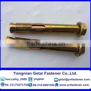 Zinc Yellow Flange Nut Sleeve Anchor thumbnail-6