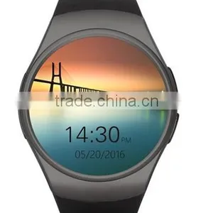 2016 High Quality Wholesale KW18 Smart Watch, IPS Round Touch Screen Smart Watch With Heart Rate Monitor thumbnail-5
