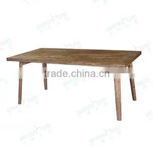 Solid Wood Table Wooden Dining Table #AWF51 thumbnail-1