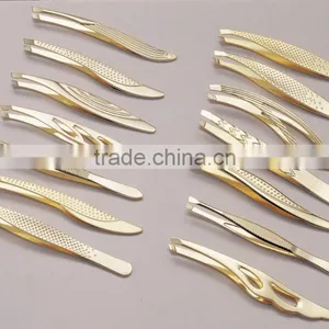 Gold Plating Series Eyebrow Tweezer thumbnail-1