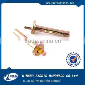 Grade 4.8 Carbon Steel Yellow Zinc Plated Hex Bolt Sleeve Anchor for Concrete thumbnail-5
