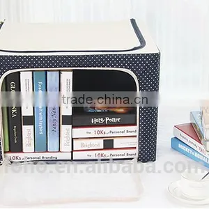 Fabric Storage Bags Wholesale Custom Collapsible Storage Box Zipper Storage Bag for Toys thumbnail-6