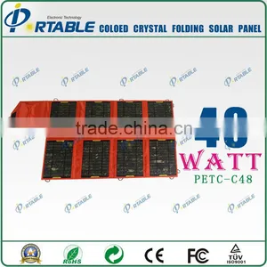48W Color Crystal Flexible PV Cells for Phone/tablet/battery thumbnail-1