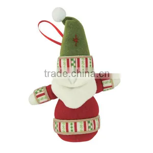 2014 New Christmas Plush Santa Ornament thumbnail-1