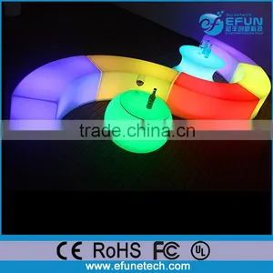 2016 New Arrival Led Plastic Cruved Bar Stool Chair Sets,led Plastic Furniture thumbnail-1