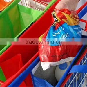 High Quality Reusable Insulated Eco-friendly Supermarket Cart Bag thumbnail-4