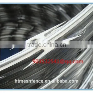 Electro Galvanized/stainless Steel Concertina Razor Wire Available thumbnail-1