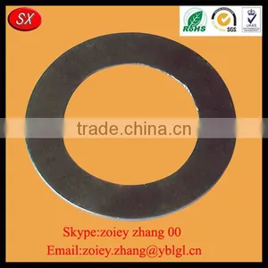 Precision Stamping Part Galvanized Carbon Steel Flat Gasket thumbnail-1