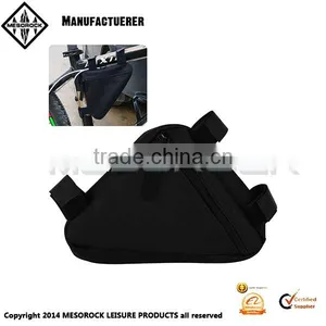 Mini Bag Cycling Bicycle Bike Front Frame Pannier Tube Triangle Bag Pipe Pouch Case Tools thumbnail-2