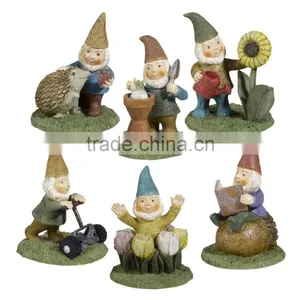 2016 Cute Gnome Sculpture Custom Dollhouse Miniature Garden thumbnail-2