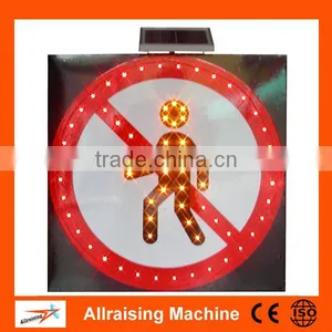 Aluminum Solar LED Traffic Sign of Prohibition Sign thumbnail-4