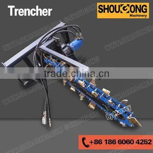 Skid Loader Trencher thumbnail-1