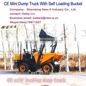 New Style CE 3ton FCY30S Self Loading Mini Dumper 4x4 thumbnail-1