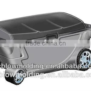 Customized HDPE Plastic Resturant Wine Trolley for Sale thumbnail-4