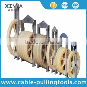 Overhead Transmission Line OPGW Stringing Pulley Blocks 660x100mm thumbnail-6
