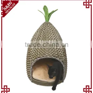 S&D Wholesale Plastic Rattan Pet Dog Cat Teepee Tent Bed Made in P.r.c thumbnail-1