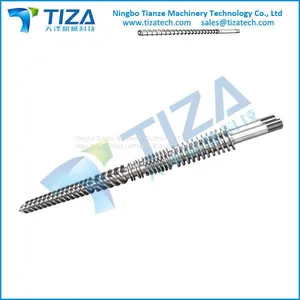 Parallel Twin Screws and Barrel for Plastic Making Machine thumbnail-2