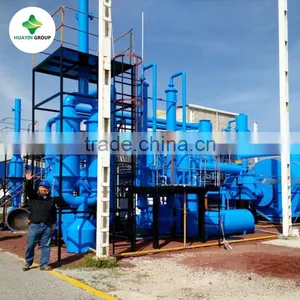 20ML to 10T Capacity Used Engine Oil /Pyrolysis Tire/Plastic Oil Recycling Machine To Diesel thumbnail-6