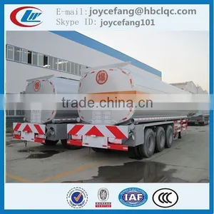 50cbm Aluminum Tank Semi-trailer Oil Tanker Trailer 50000 Liters Fuel Tank Semi Trailer thumbnail-6
