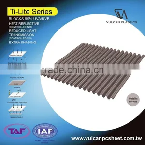 Plastic Polycarbonate Silver Laminated Sheet (Ti-Lite Metallic Bronze Series) thumbnail-4