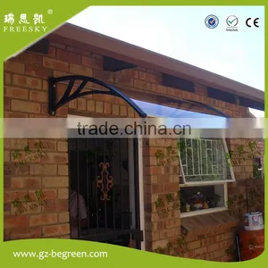 Plastic Frame Polycarbonate Sheet Sun Shield pc Retractable Awning Outdoot Canopy thumbnail-1